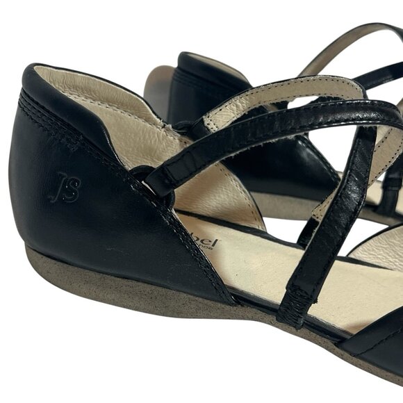 Josef Seibel Women’s 41 Fiona Shoes Size 9.5 Black Leather Ballerina Pump - Picture 5 of 16